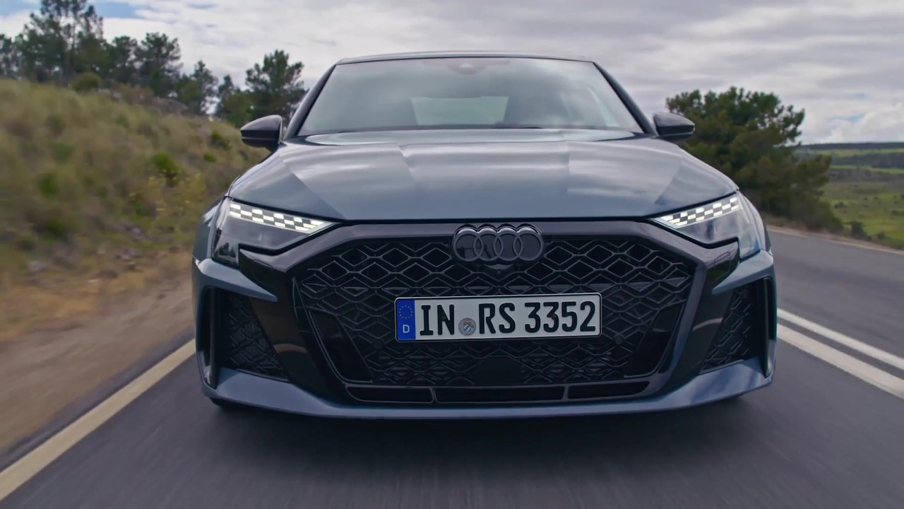 The new Audi RS 3 Sedan Driving Video