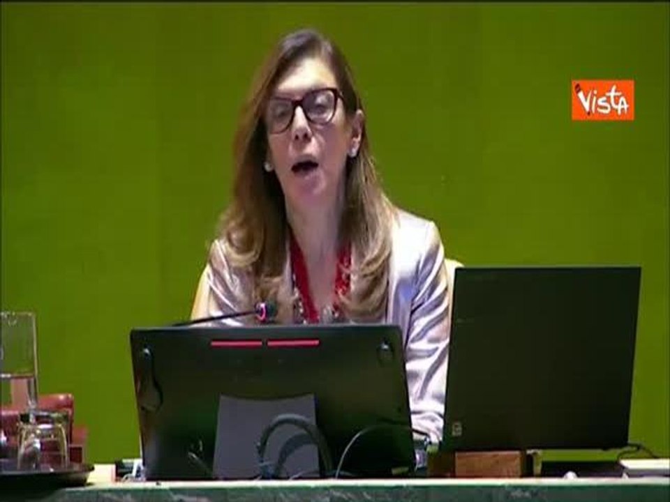 Il Presidente dell'Anp Abu Mazen accolto da un lungo applauso all'Assemblea dell'Onu