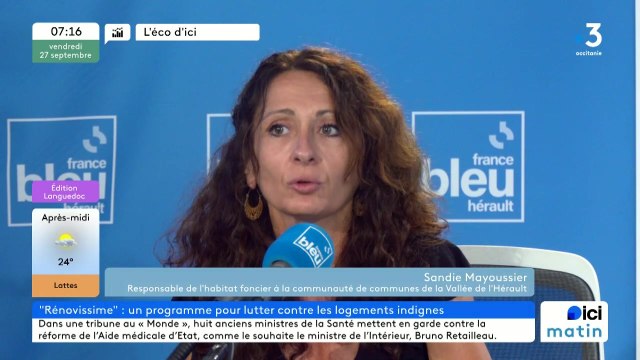 Sandie Mayoussier, responsable de l'habitat foncier dans la Vallée de l'Hérault