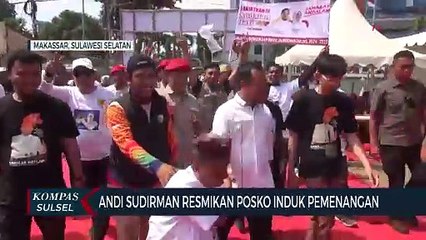 Andi Sudirman Resmikan Posko Induk Pemenangan