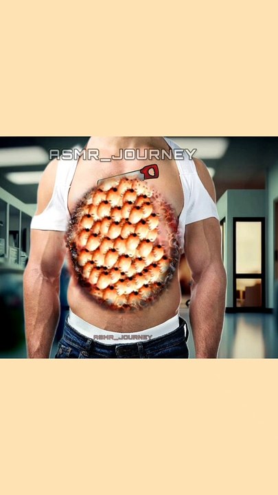 "2D Animation || Stomach Maggots and Dog Tick Removal Animation || #animation #asmr #relax