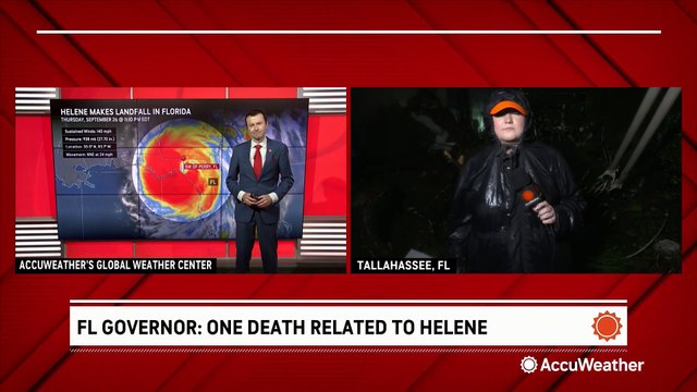Trees come down in Tallahassee as Helene tears through Florida