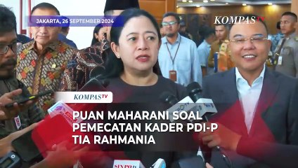 Respons Puan Maharani soal Pemecatan Kader PDI-P Tia Rahmania