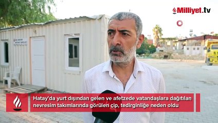 Depremzedelere dağıtılan battaniyelerden çıkan çipler korku yarattı: Takip ediliyoruz