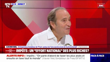 Xavier Niel: "Quelle que soit la fiscalité je resterai, c'est mon pays et je l'adore"