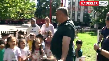 Minik Öğrenciler, İtfaiye Haftası'nda Fahri İtfaiyeci Oldu