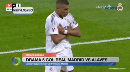 Real Madrid Vs Alaves: El Real Menangi Drama 5 Gol