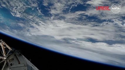 L'uragano Helene visto dalla Stazione Spaziale Internazionale