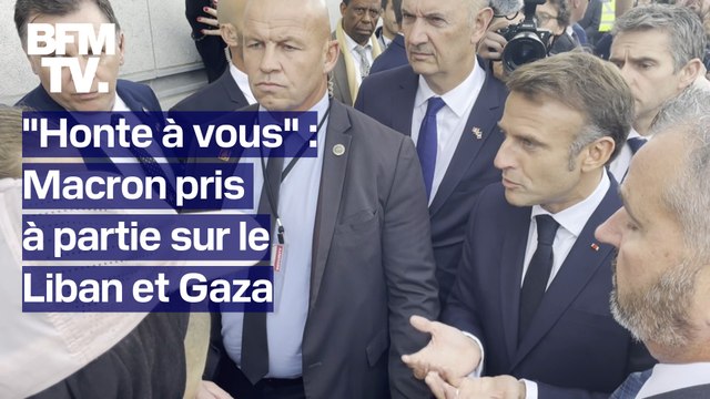 Honte à vous : Emmanuel Macron interpellé sur la situation au Gaza et au Liban