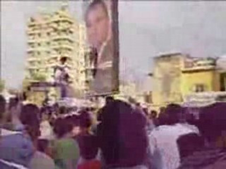 Debut de la fin de dictateur d'egypte