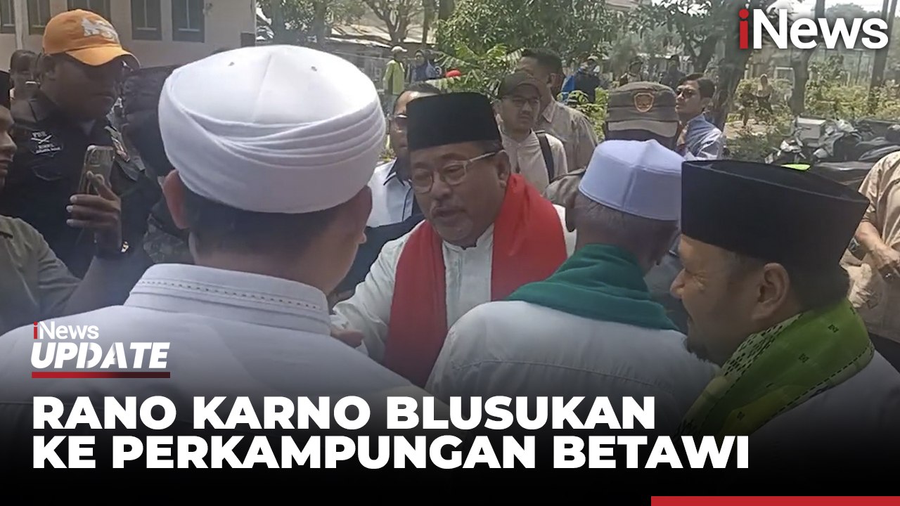 Blusukan ke Perkampungan Betawi, Rano Karno Ditantang Warga Benahi Macet hingga Banjir