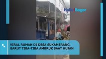 Viral! Rumah di Sukamerang Garut Ambruk Mendadak Saat Hujan Deras, Terekam Warga