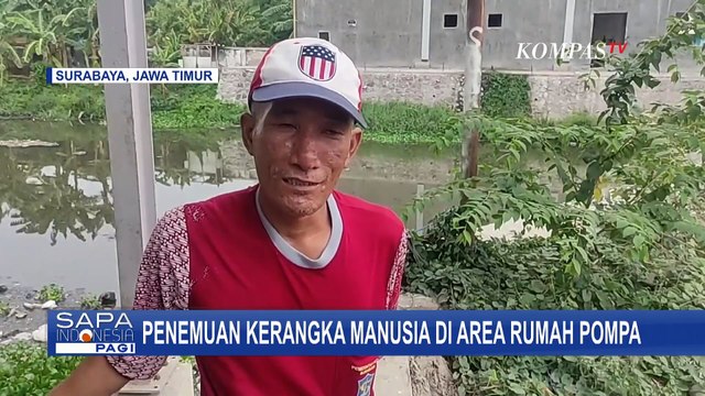 Warga Surabaya Geger, Ada Temuan Kerangka Manusia di Kawasan Rumah Pompa