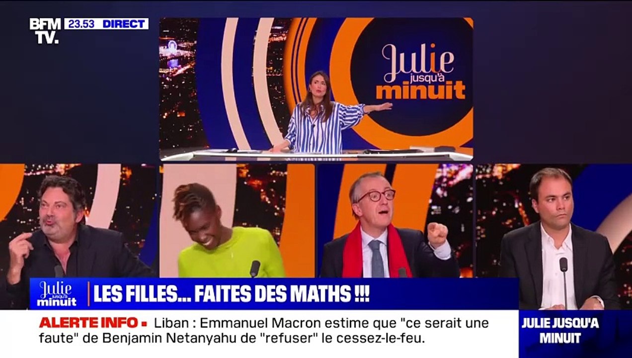 Julie Hammett annonce son congé maternité en direct dans "Julie jusqu'à minuit"