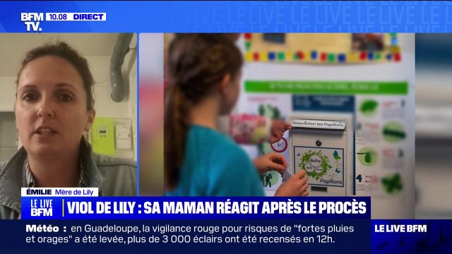 Elle est apaisée de la peine : la mère de Lily, qui a dénoncé les viols infligés par son grand-père, témoigne