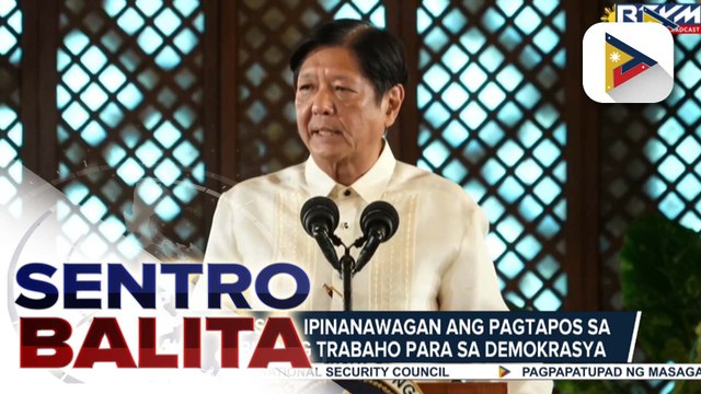 Kahalagahan ng rule of law, binigyang-diin ni PBBM; Pangulo, tiniyak na patuloy na tinututukan ng pamahalaan ang hamon sa soberanya ng bansa