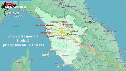 Arrestata la banda che rubava furgoni in Toscana