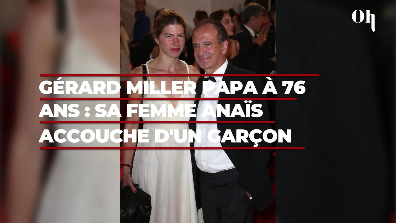 Gérard Miller papa à 76 ans : sa conjointe Anaïs donne vie à un petit garçon