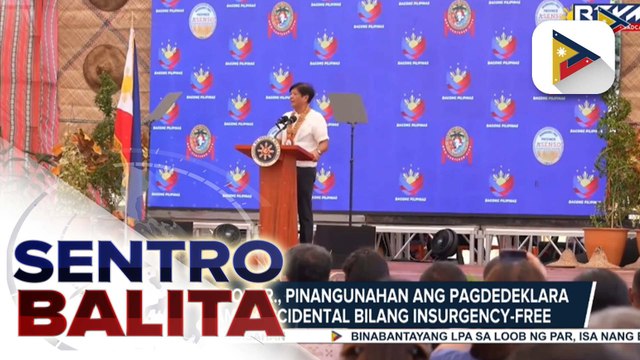 PBBM, pinangunahan ang pagdedeklara sa Misamis Occidental bilang insurgency-free; Mga dating rebelde, binigyan ng tulong ng pamahalaan