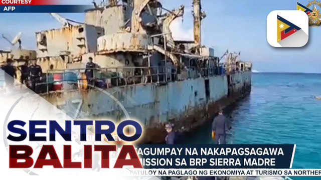 Resupply mission ng AFP at PCG sa BRP Sierra Madre sa Ayungin Shoal, tagumpay; Nasa walong barko ng China, namataan sa paligid nito