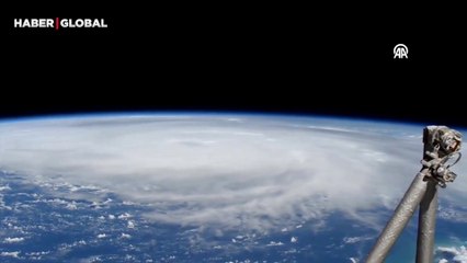 ABD'yi vuran Helene Kasırgası, Uluslararası Uzay İstasyonu'ndan görüntülendi.
