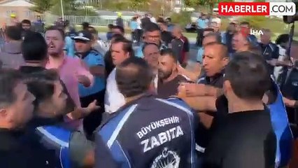 Avcılar'da Lunapark Yıkımında Gergin Anlar