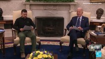 Volodymyr Zelensky reçoit une nouvelle enveloppe d'aide de Joe Biden et le soutien de Kamala Harris