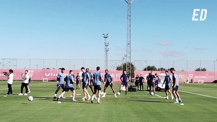 El Sevilla ultima la preparación del partido ante el Athletic Club