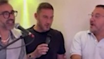 Totti al Karaoke: canta Felicità di Albano