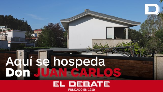 La casa de Pedro Campos donde vive el Rey Juan Carlos en Sangenjo