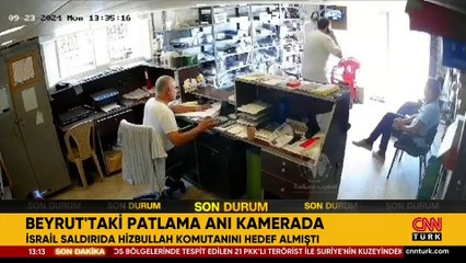 İsrail Hizbullah komutanını hedef almıştı: Beyrut'taki patlama anı kamerada | VİDEO