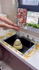 Splash-proof filterable faucet