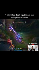 1 mình illaoi dọa 5 người team bạn không dám ăn baron #illaoi #riven #lienminhhuyenthoai #leagueoflegends