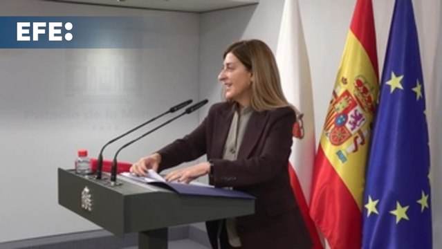 Sáenz de Buruaga comparece ante los medios tras su reunión con Sánchez