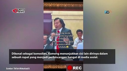 Komeng Mode Serius Jadi Pejabat Bikin Kaget Netizen