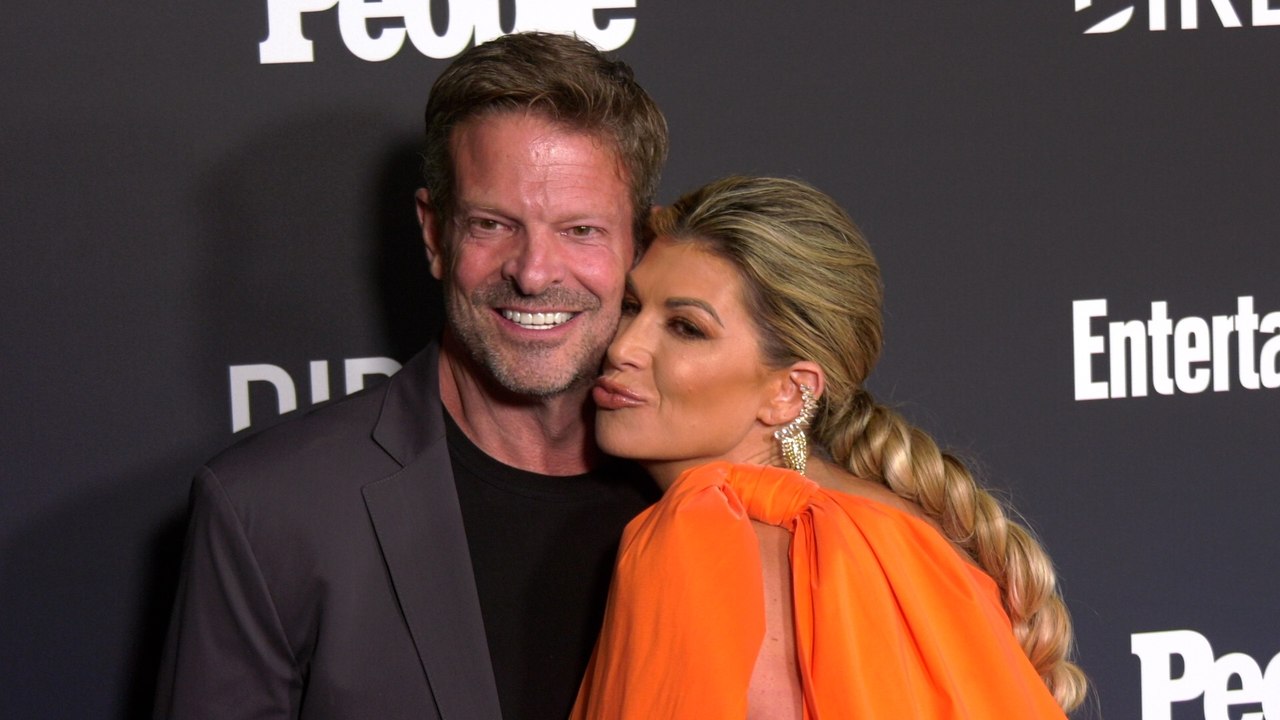John Janssen and Alexis Bellino | DIRECTV Gets Real Celebrating This Fall Reality TV Season | Blue Carpet