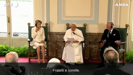 Belgio, Papa Francesco: "Abusi su minori sono una vergogna"