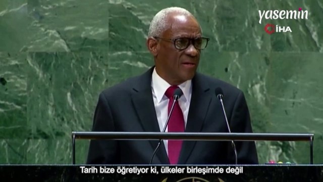 Haiti lideri Fils'ten BM kürsüsünde gündem olan hareket! Suyu önce sürahiden sonra...