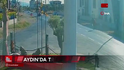 Aydın'da yolun karşısına geçmek isteyen yayaya otomobil çarptı