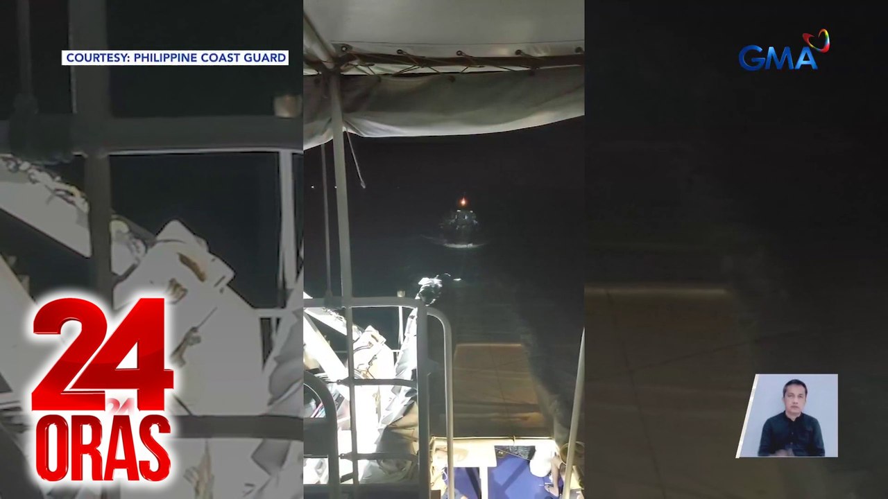 Barko at bangkang sangkot umano sa ilegal na bentahan ng krudo, nahuli ng PCG | 24 Oras