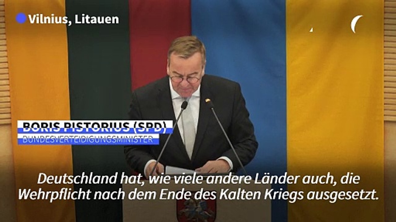 Pistorius: "Aussetzen der Wehrpflicht war ein Fehler"