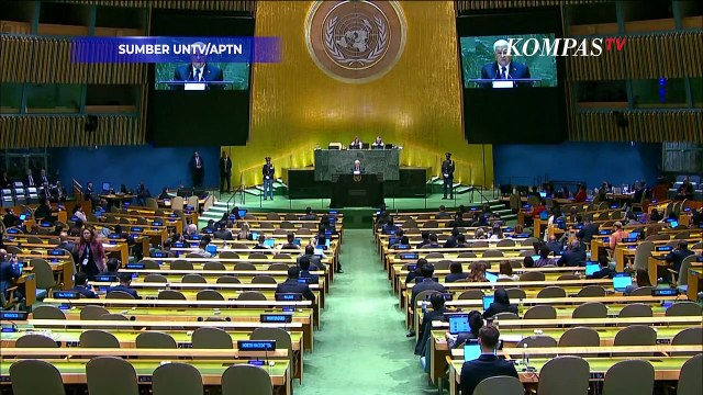 Pidato Presiden Palestina di Majelis Umum PBB, Kecam Israel hingga Hujat Tindakan AS