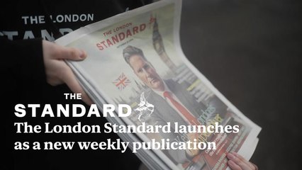 The London Standard Launches as a new weekly publication