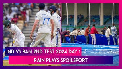 IND vs BAN 2nd Test 2024 Day 1 Stat Highlights: Rain Plays Spoilsport After 35 Overs Of Play