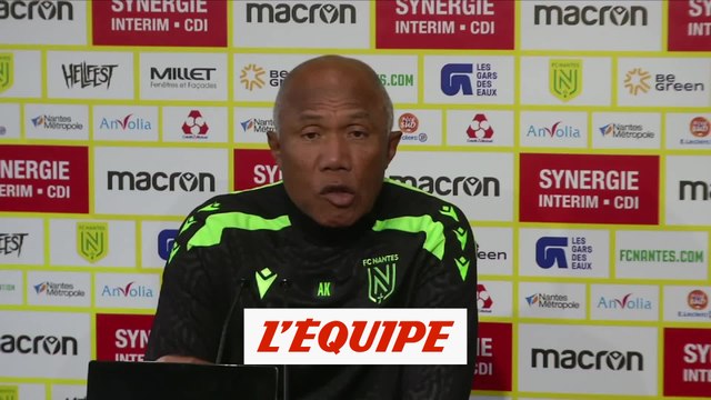 Kombouaré : « On a beaucoup travaillé sur la frustration » - Foot - L1 - Nantes