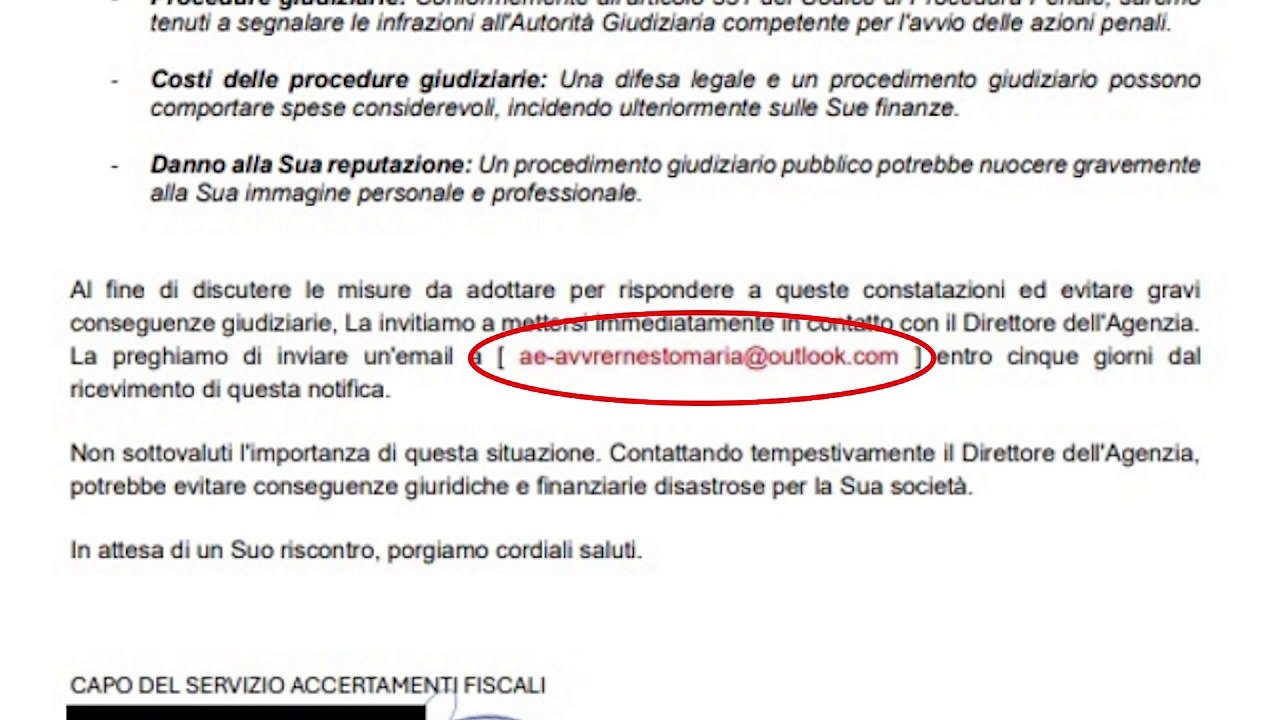 TRUFFA AGENZIA DELLE ENTRATE: Come riconoscere le false comunicazioni