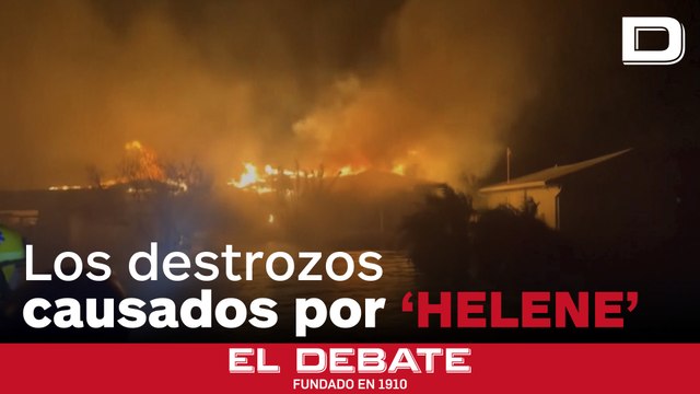 Los destrozos que ha dejado el huracán Helene por Florida, en Estado Unidos