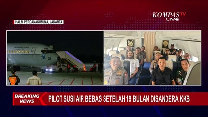 Detik-Detik Kapten Philip Mark Merhtens Tiba di Jakarta usai Dibebaskan KKB