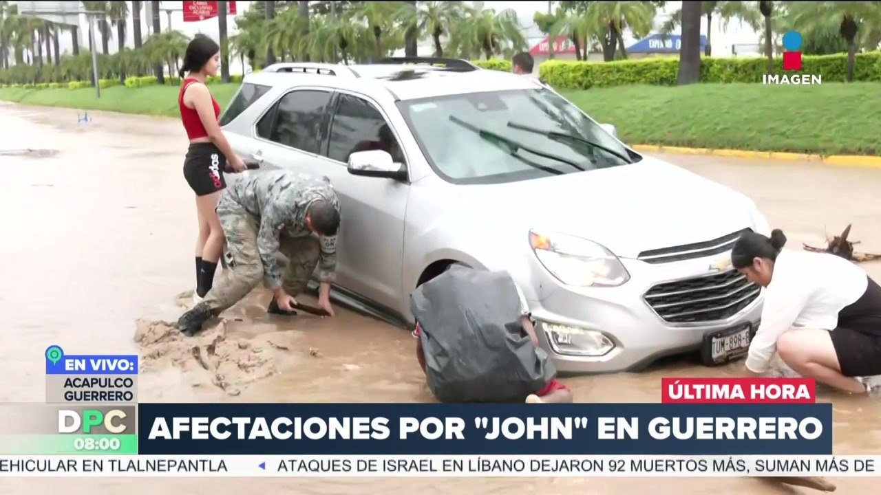 Las lluvias no paran en Acapulco, Guerrero, por “John”