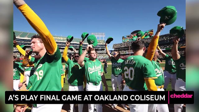 A's Play Final Game at Oakland Coliseum